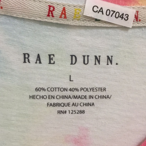 Rae Dunn T-shirt with scrunchie set (sz l) - Picture 3 of 8